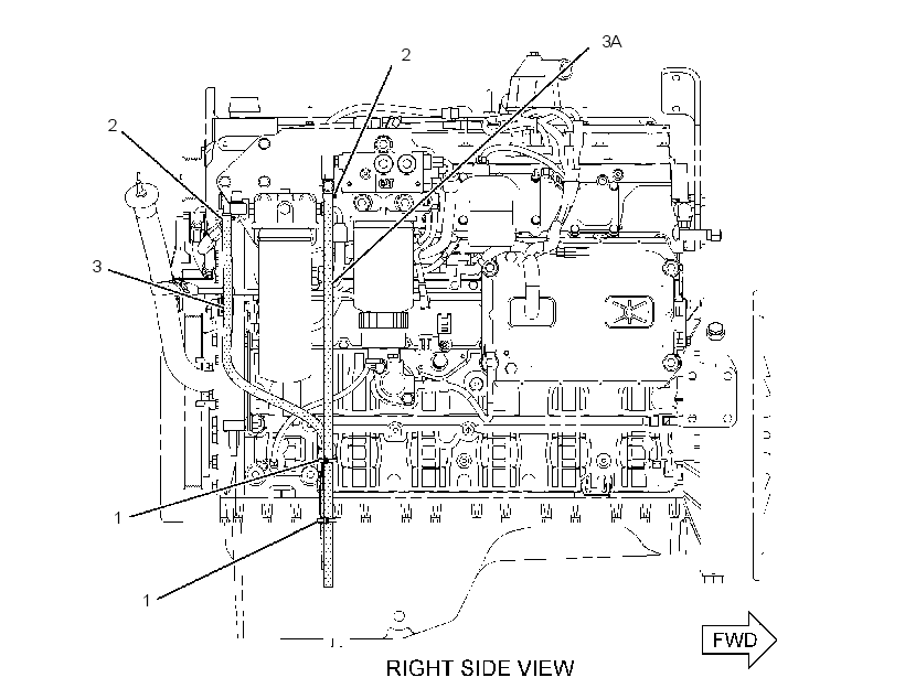 LINES GP-FUEL DRAIN 2180706 CAT
