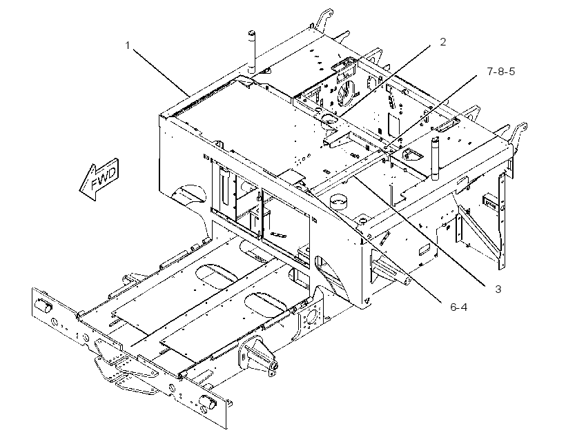 FRAME GP-MAIN 2222611 CAT