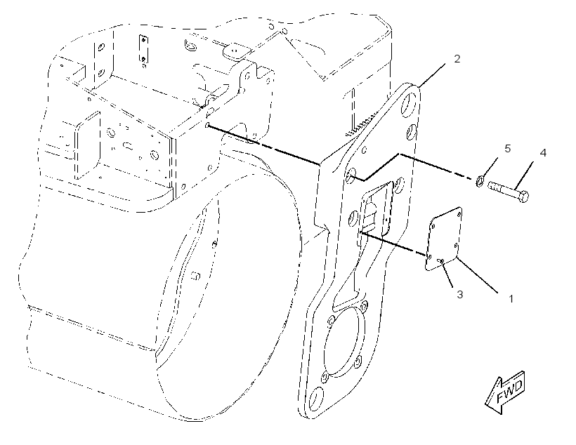 SUPPORT GP-MOTOR 2553986 CAT