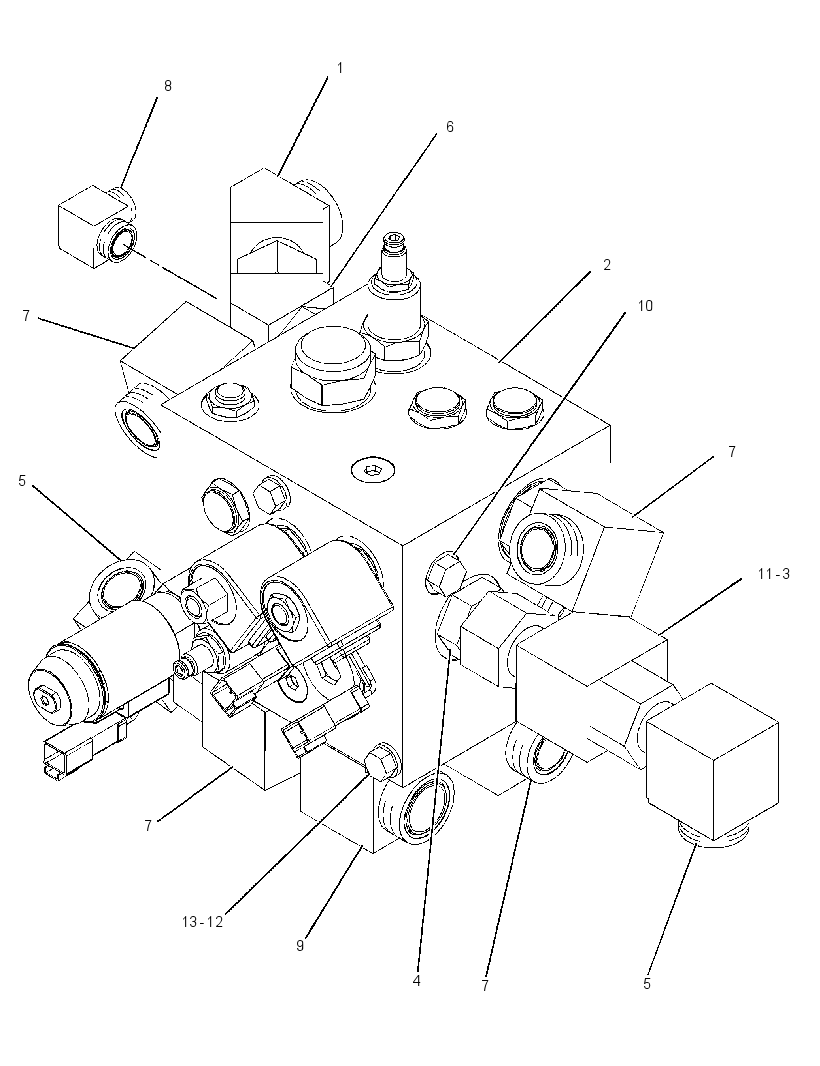 MANIFOLD & MTG GP-CONTROL 2465039 CAT