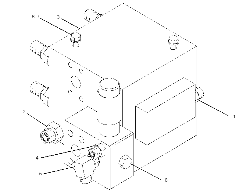 VALVE & MTG GP-FLOW DIVIDER 2464709 CAT