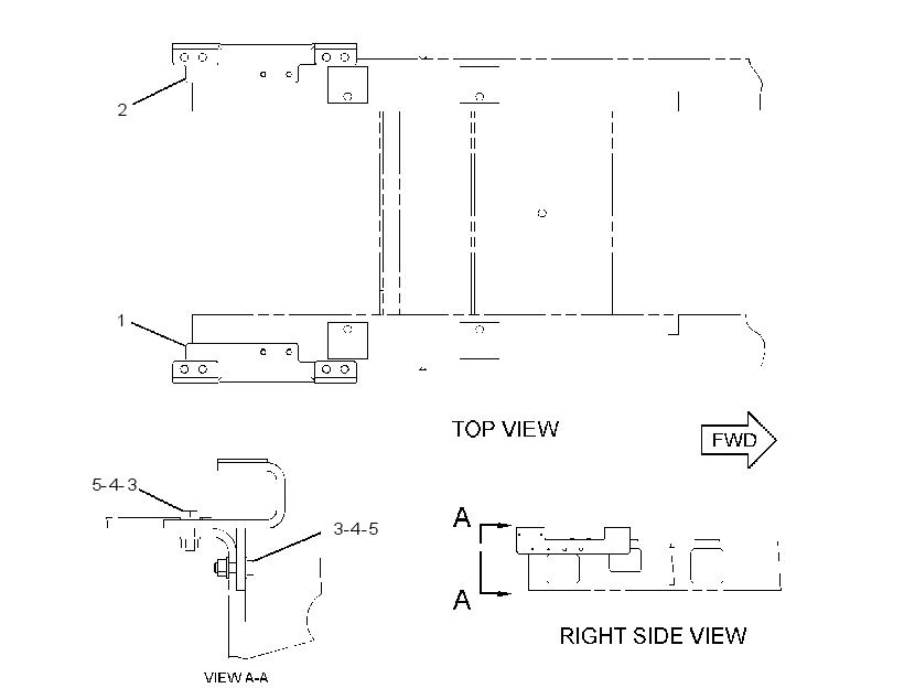 MOUNTING GP-RAIL 2444055 CAT