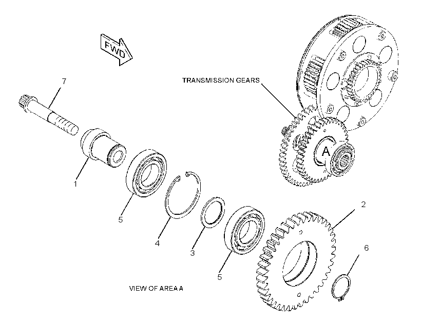 GEAR GP-IDLER 2613047 CAT