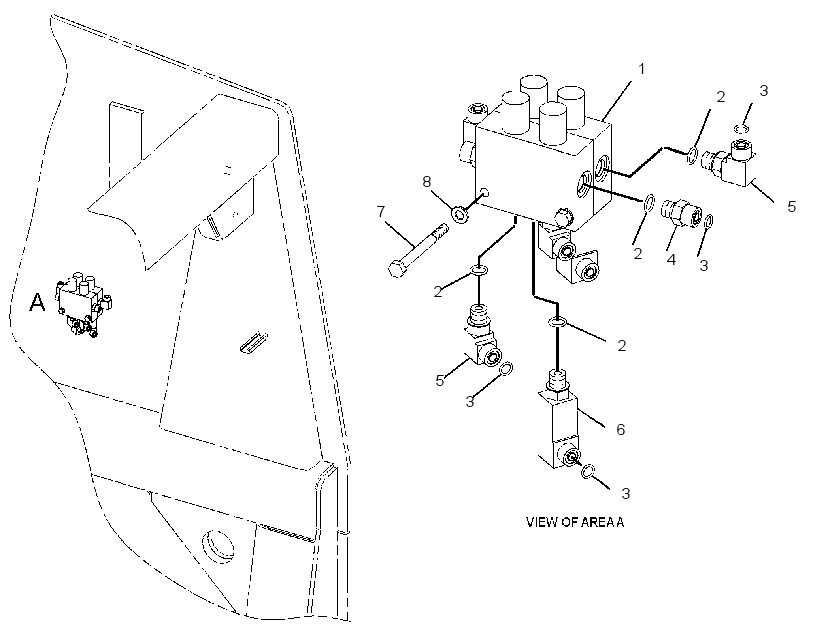VALVE & MTG GP-CONVEYOR SWING 1953903 CAT