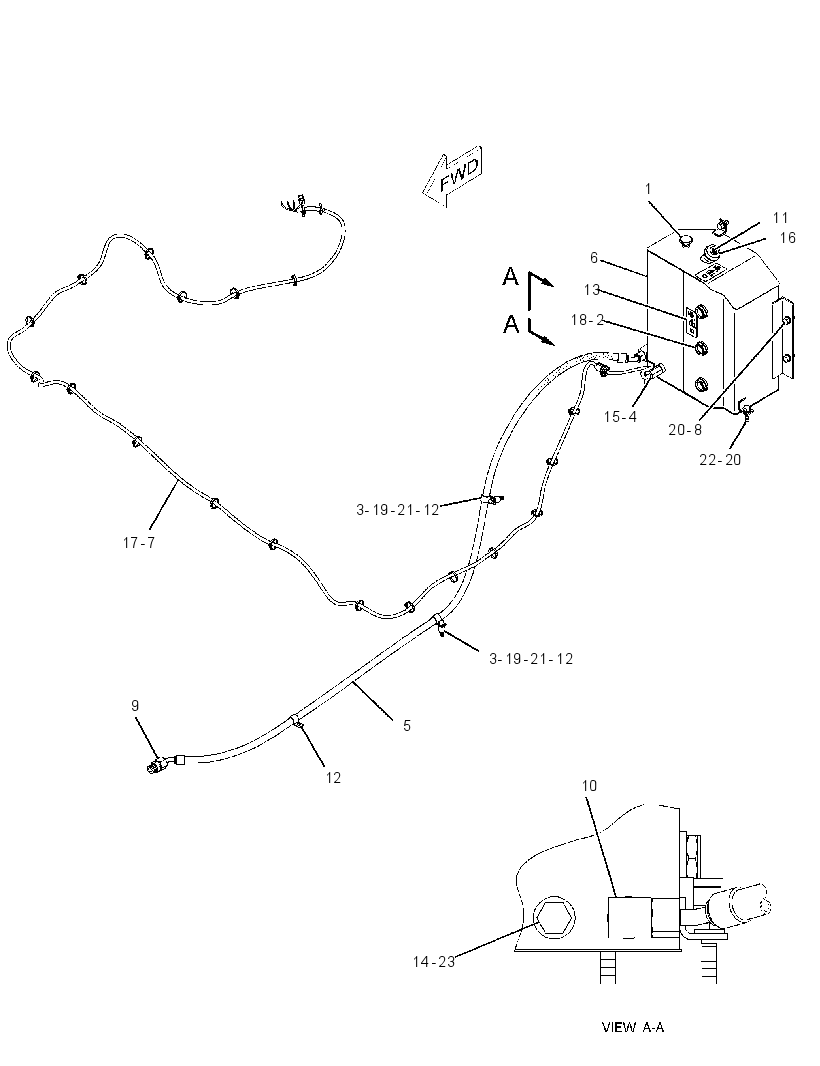 TANK GP-ENGINE OIL 2370133 CAT