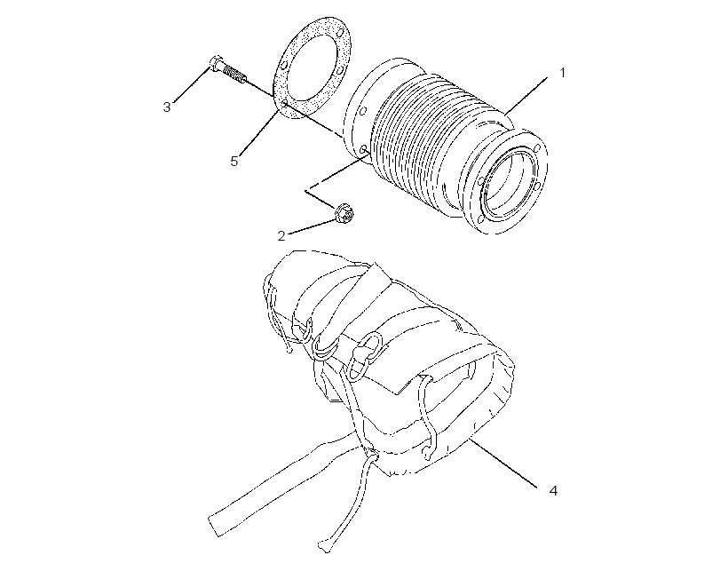 EXHAUST GP-FLEXIBLE 2730702 CAT