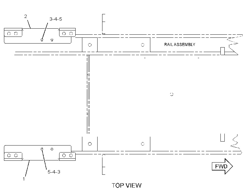 MOUNTING GP-RAIL 2444061 CAT