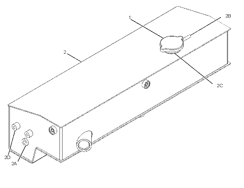 TANK GP-RADIATOR TOP 2540515 CAT
