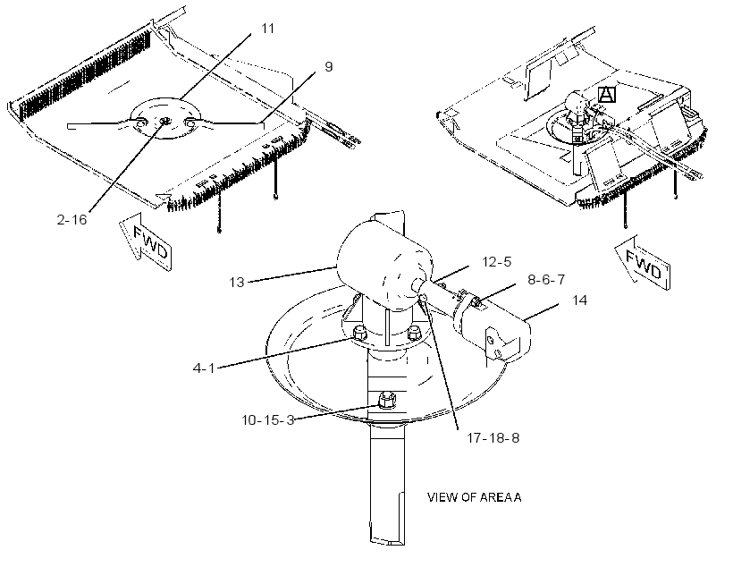 DRIVE GP-BRUSH CUTTER 2649450 CAT