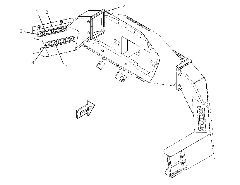 Воздуховод кабины 2562727 CAT