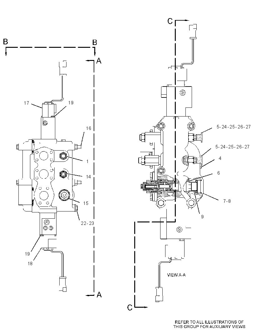 VALVE GP-HOIST CONTROL 1338900 CAT