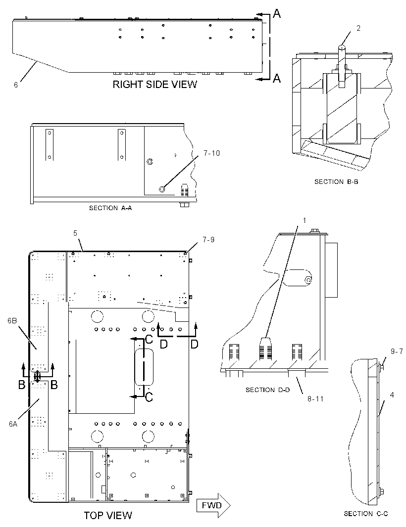 BUMPER GP-REAR 2601404 CAT