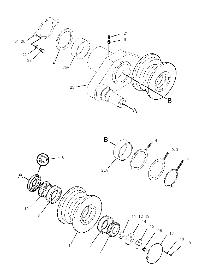 BOGIE GP-CENTER 1141888 CAT