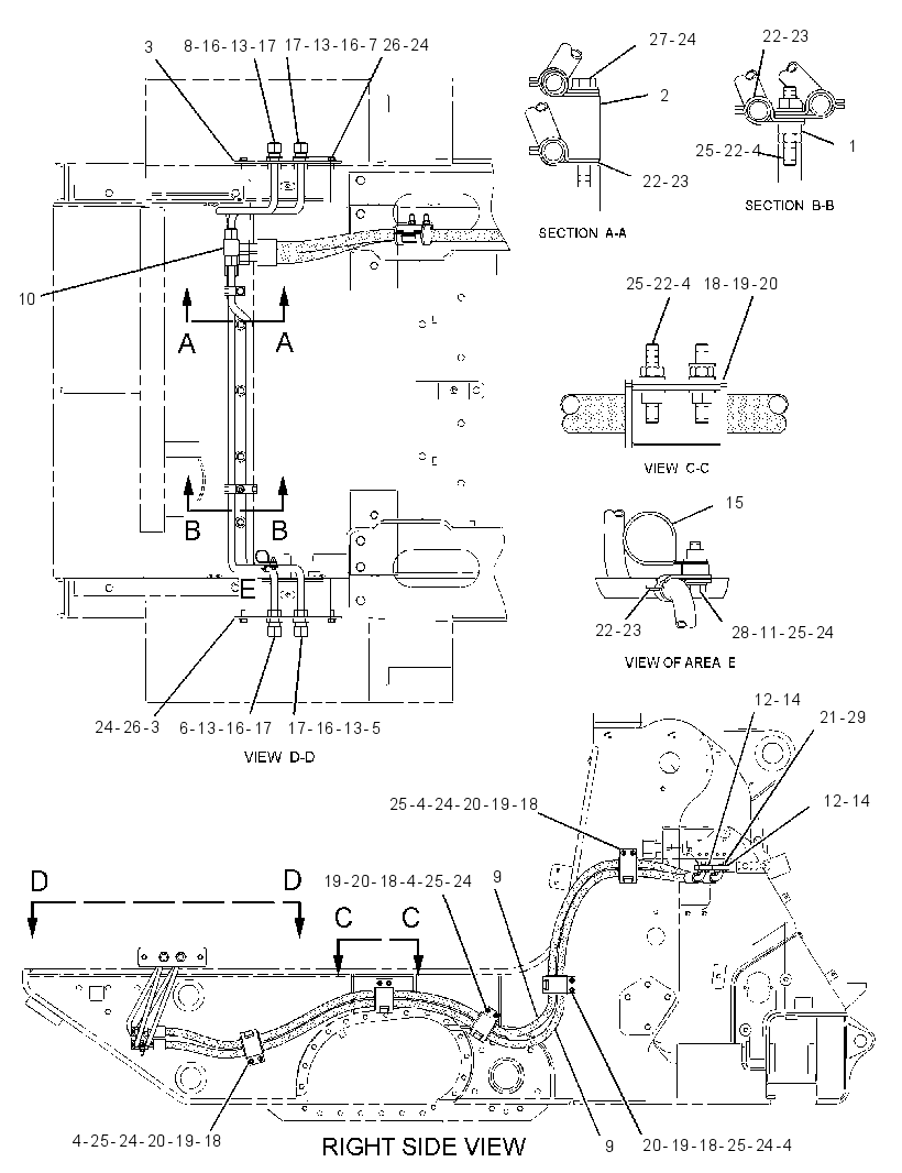 LINES GP-REAR ATTACHMENT 1903457 CAT