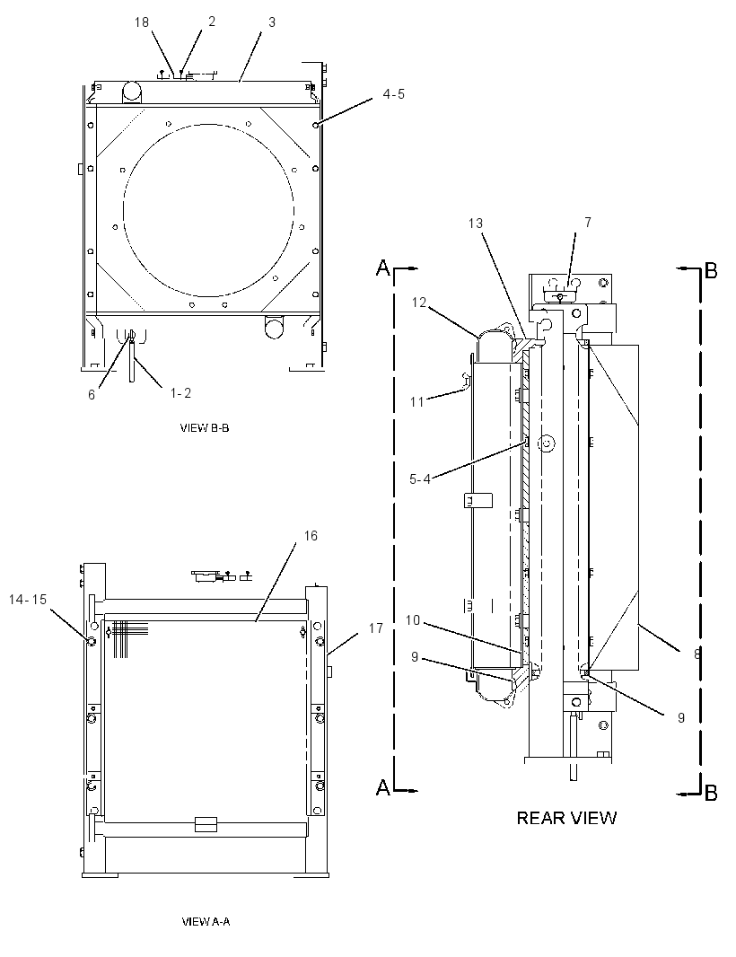 RADIATOR & OIL COOLER GP 1968230 CAT