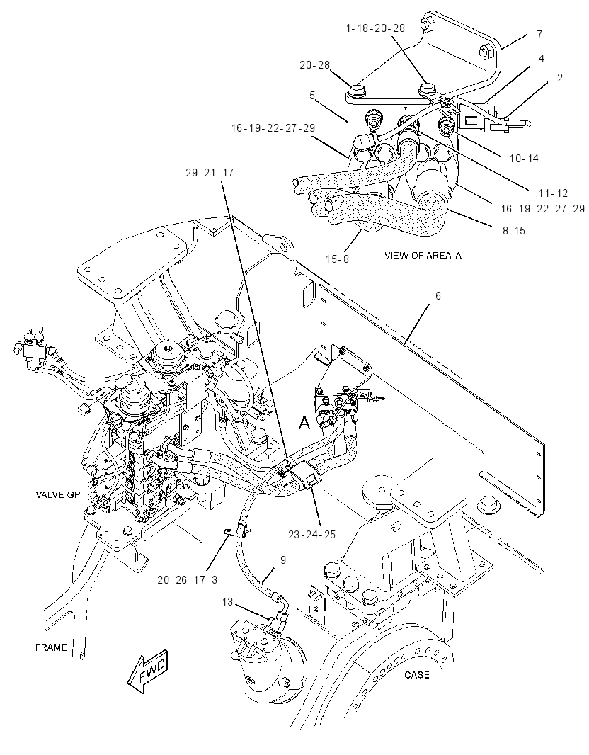 LINES GP-WINCH 2325960 CAT