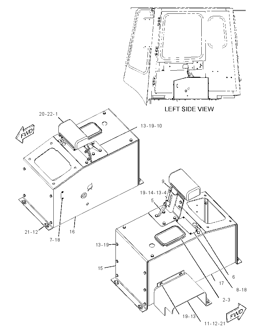 SUPPORT GP-HYDRAULIC CONTROL 2562929 CAT