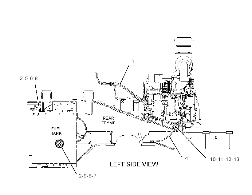 LINES GP-FUEL HEATER 2260307 CAT