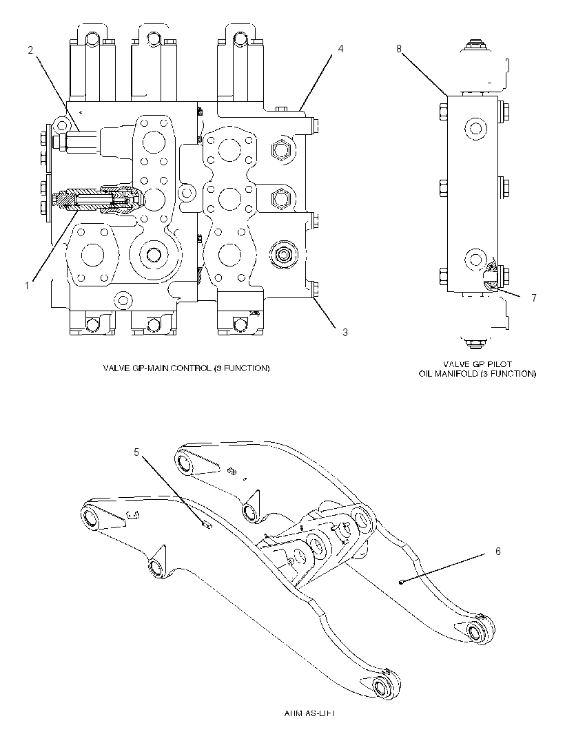 CONVERSION GP-CONTROL VALVE 2590536 CAT