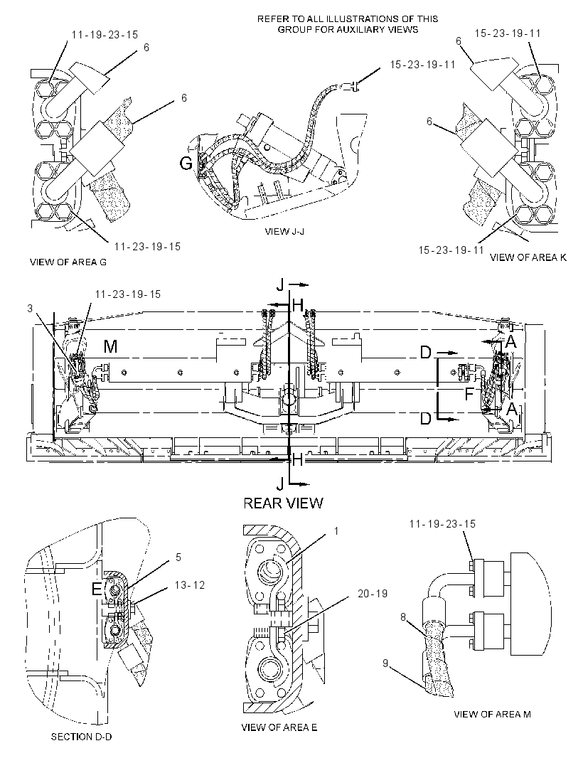 LINES GP-TILT & TIP CYLINDER 2668955 CAT