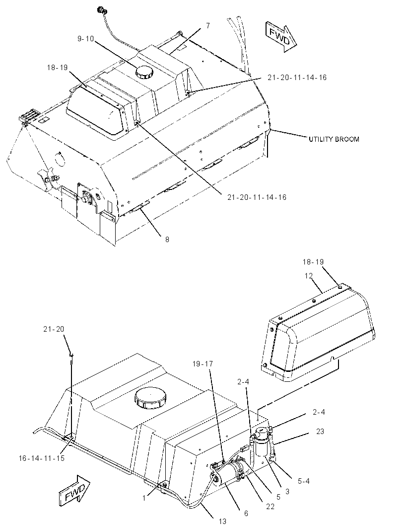 KIT-WATER TANK 2490550 CAT