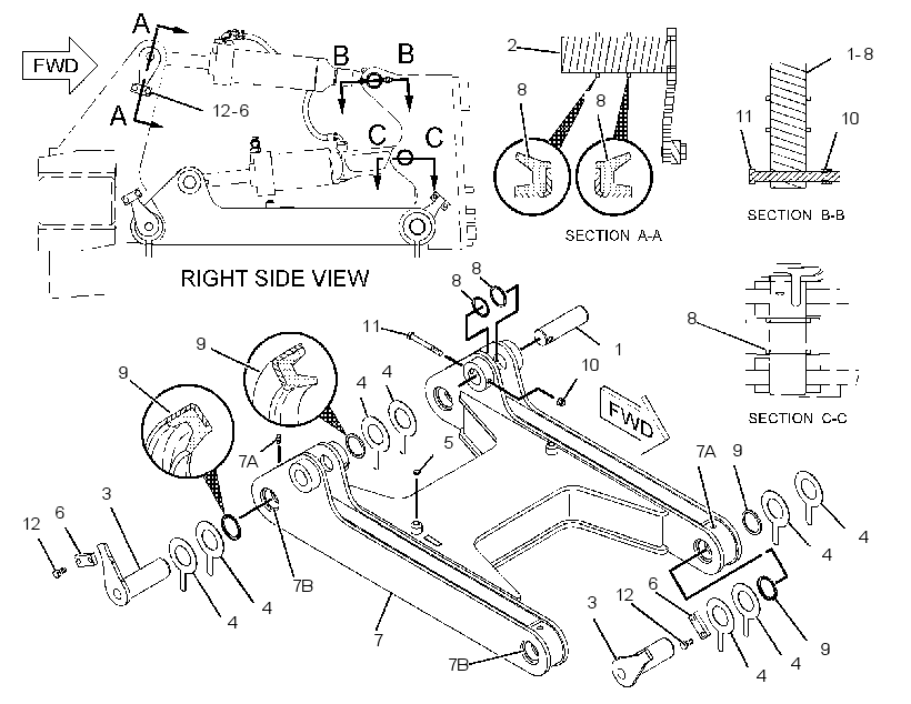 FRAME GP-RIPPER 2447617 CAT