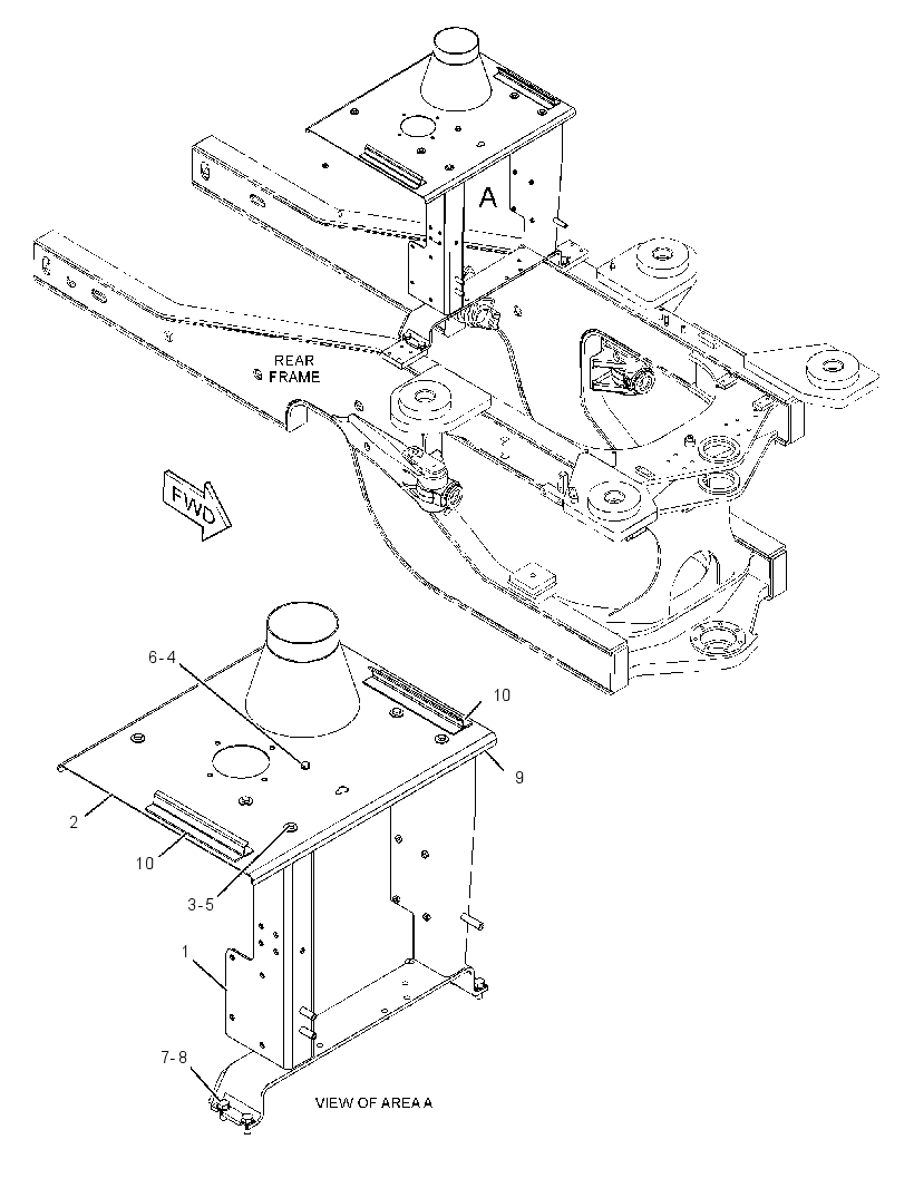 SUPPORT GP-AIR INLET 2680886 CAT