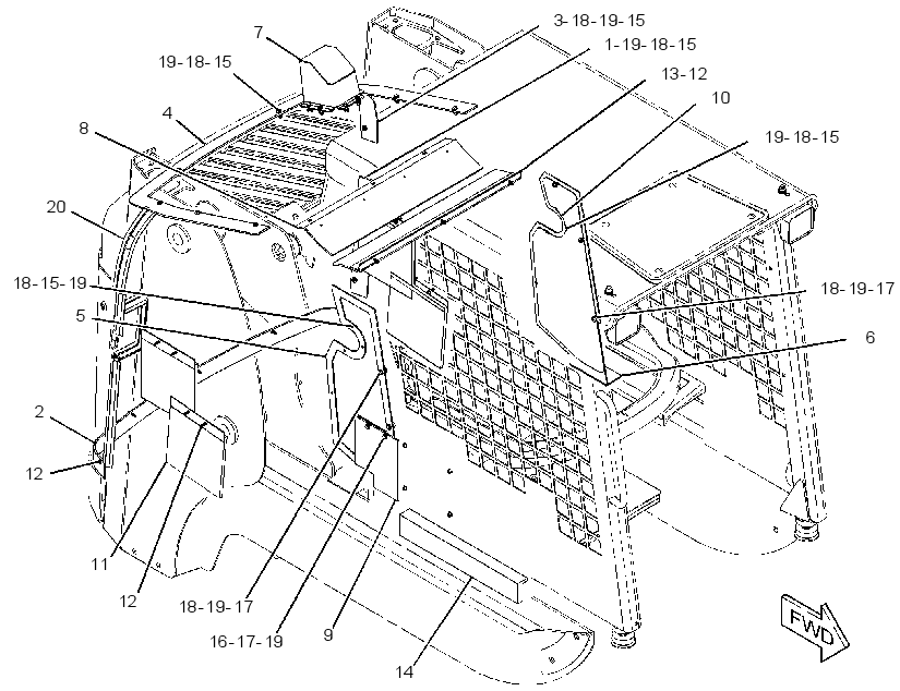 KIT-ENGINE ENCLOSURE SEAL 2645864 CAT