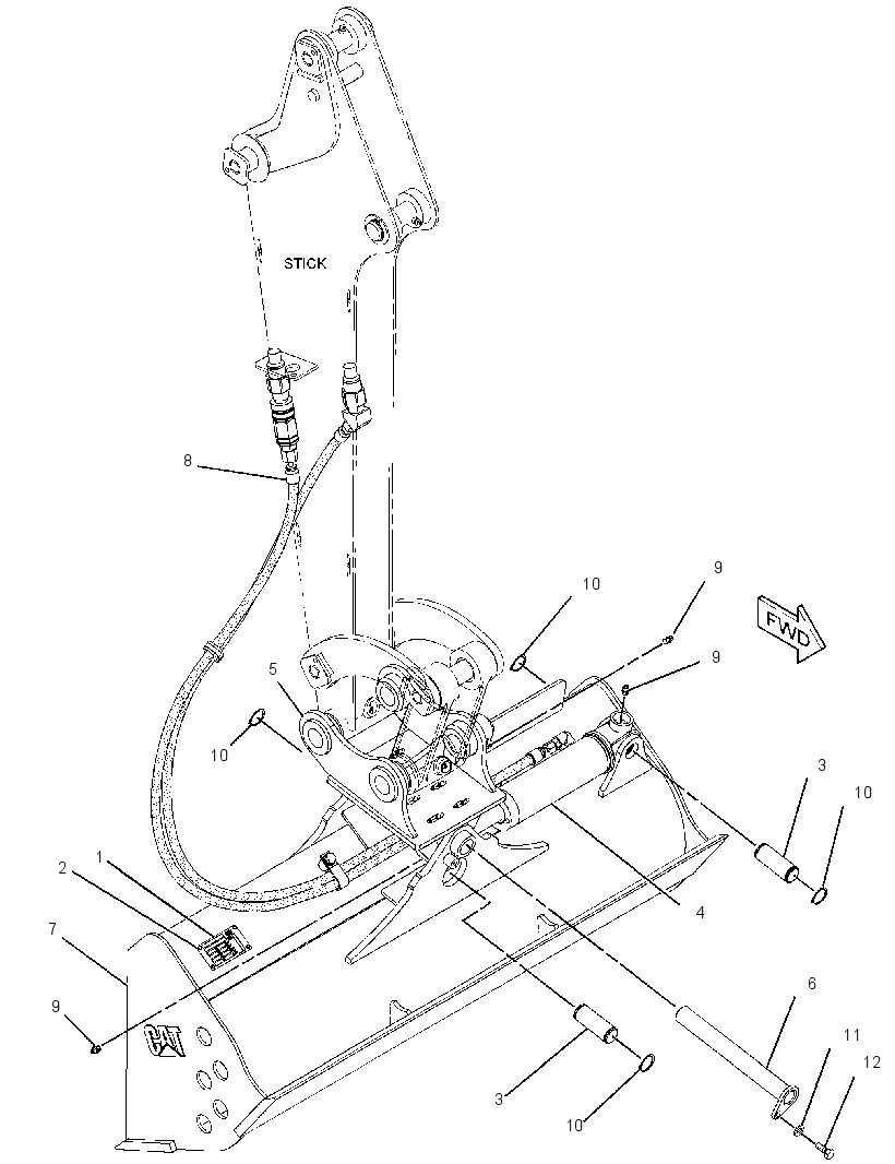 BUCKET AR-TILTABLE 2460094 CAT