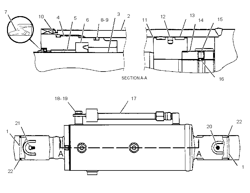 CYLINDER GP-BLADE 2050477 CAT