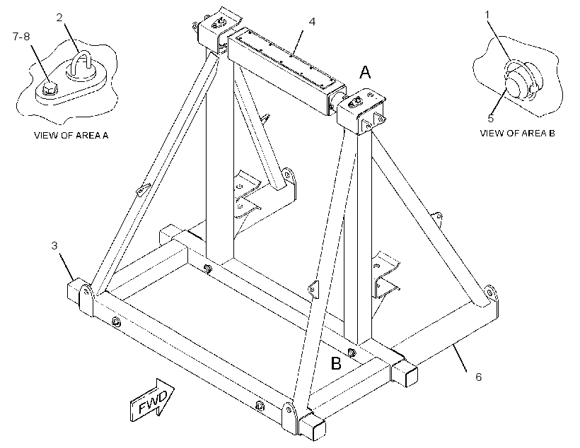 SUPPORT GP-BOOM 2396006 CAT