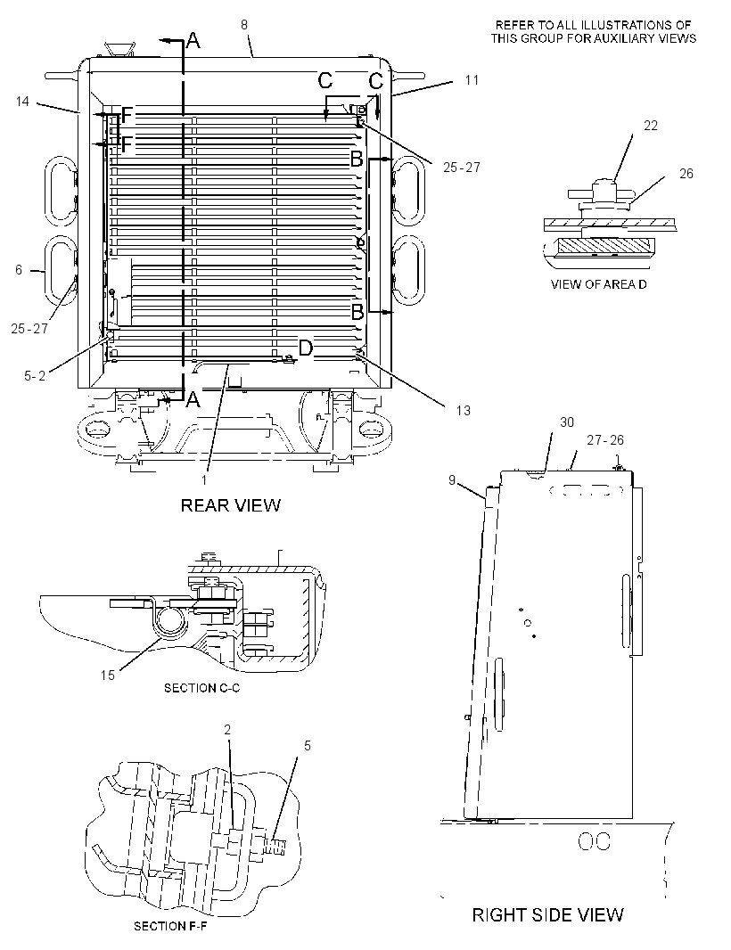 Защита радиатора 1896415 CAT