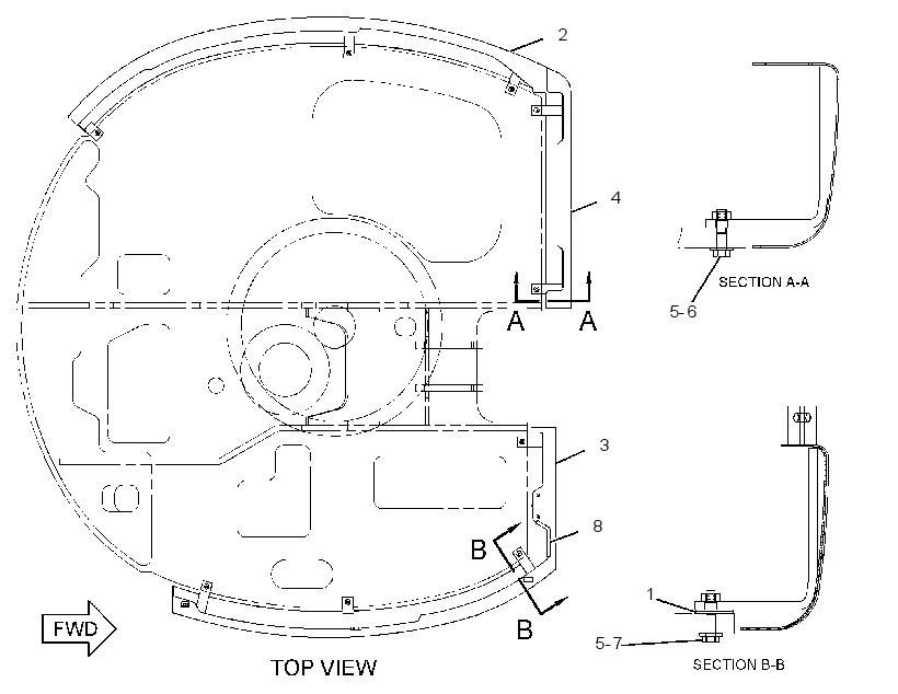COVER GP-SIDE 2544206 CAT