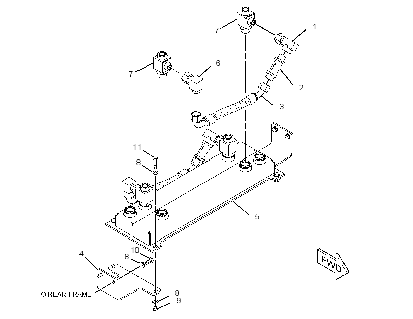 COOLER & MTG GP-AXLE OIL 2436010 CAT