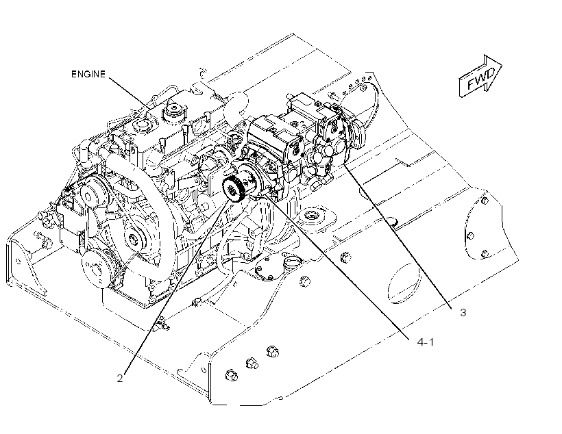 PUMP & MTG GP-HYDROSTATIC 2615660 CAT