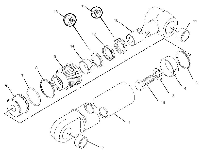 CYLINDER GP-BACKHOE BUCKET 1268312 CAT