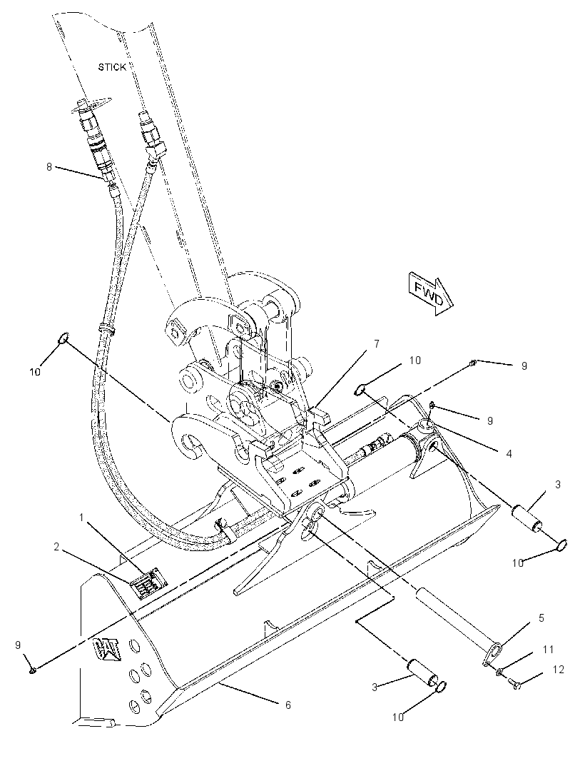 BUCKET AR-TILTABLE 2460093 CAT
