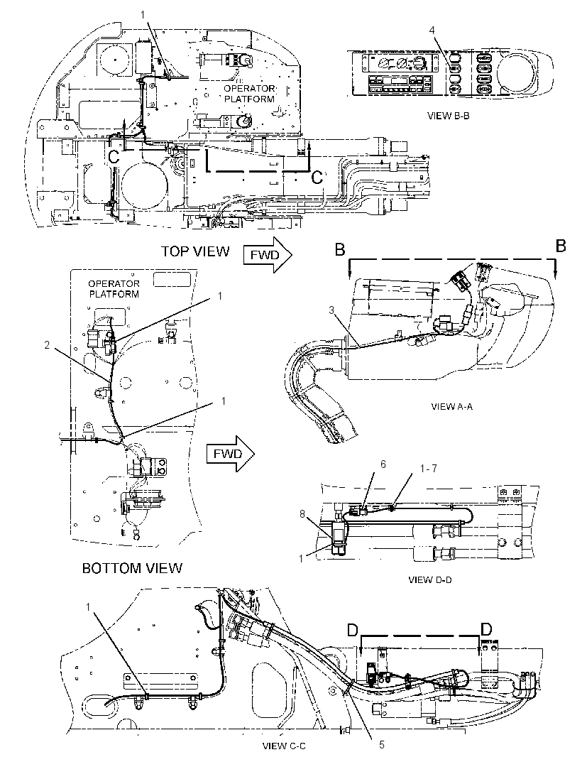 WIRING GP-OVERLOAD WARNING 2382228 CAT