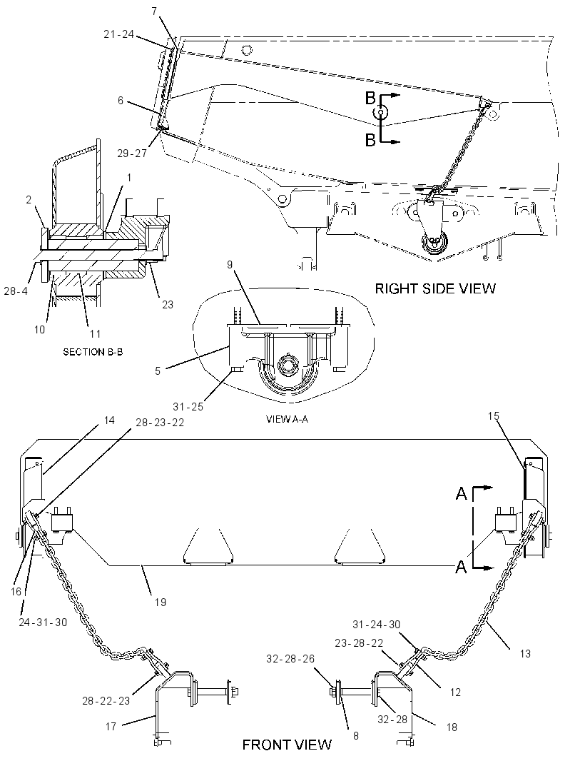 TAILGATE GP 2330823 CAT