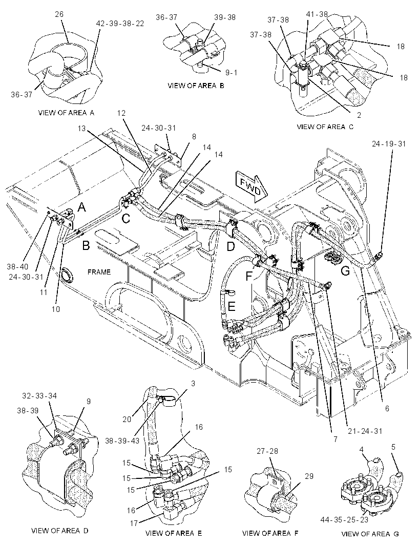 LINES GP-DIVERTER VALVE 1903456 CAT