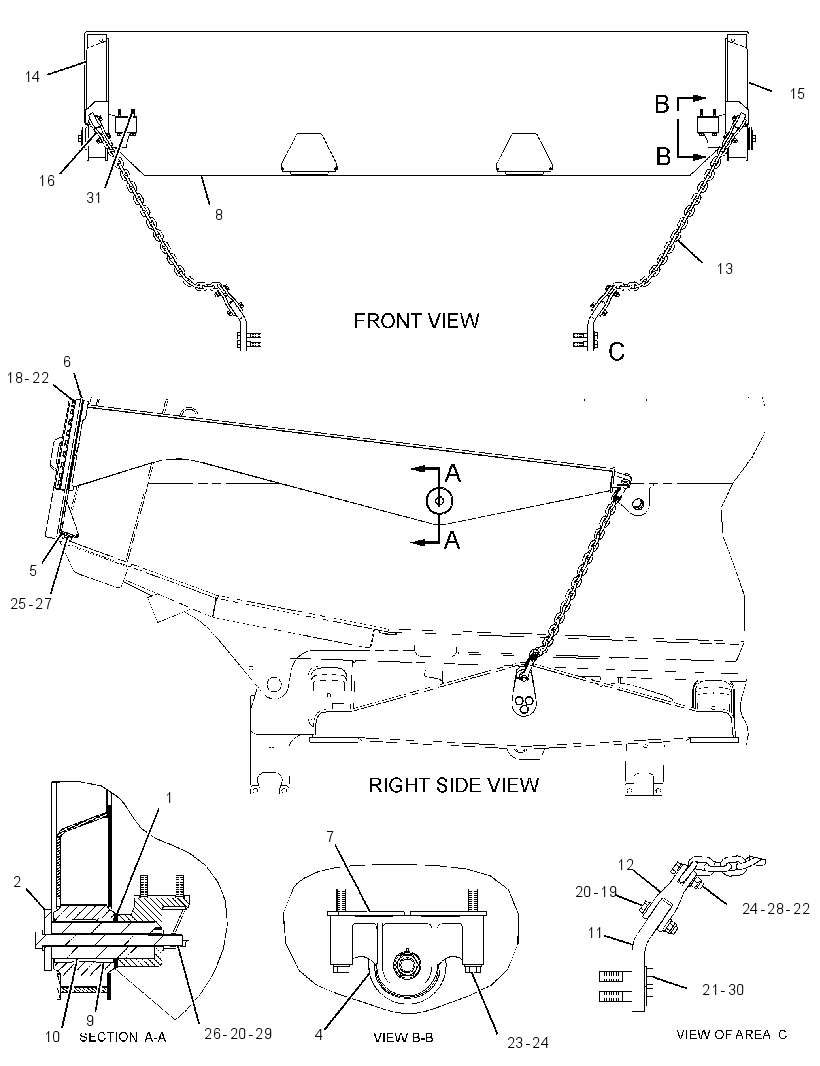TAILGATE AR 2320198 CAT