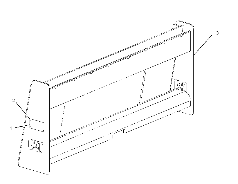 CARRIAGE AS-FORK 2611315 CAT