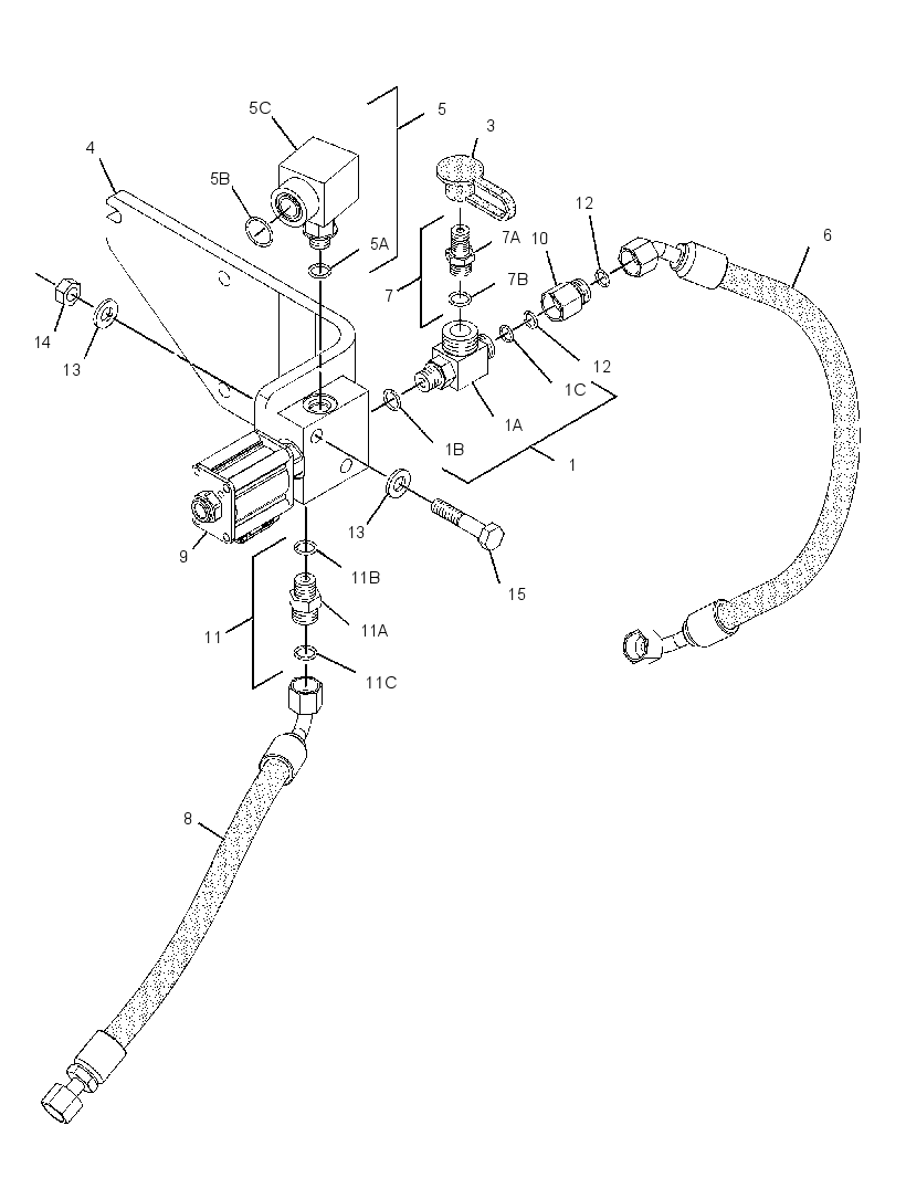 VALVE & MTG GP-HYDRAULIC FAN 2057803 CAT