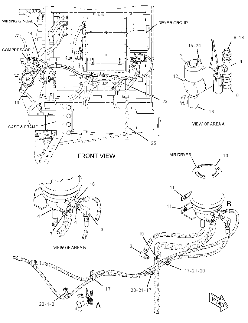 DRYER & LINES GP-AIR 2158339 CAT