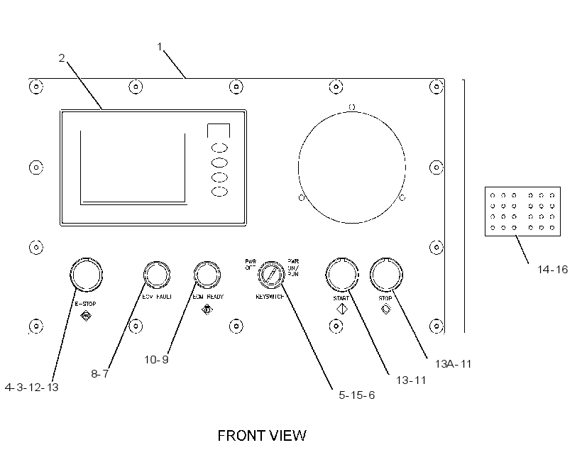 PANEL GP-PILOT HOUSE INSTR 2496961 CAT