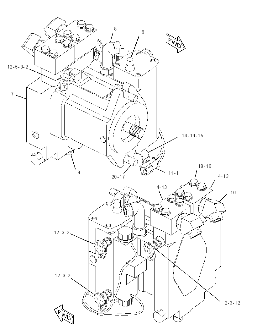 PUMP & MTG GP-VIBRATORY 2137416 CAT
