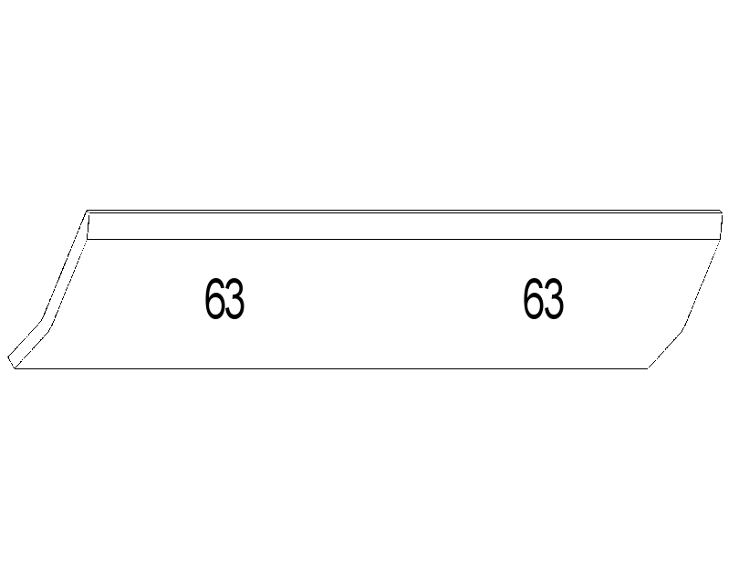 Плита износостойкая 2530184 CAT