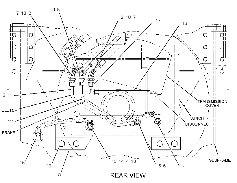 LINES GP-WINCH 1528145 CAT