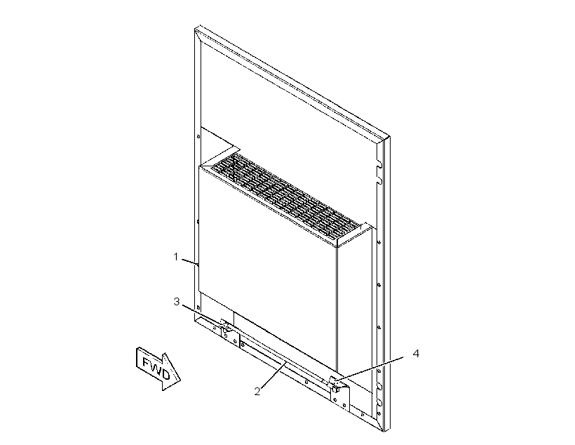 DOOR AS-REAR 2612605 CAT