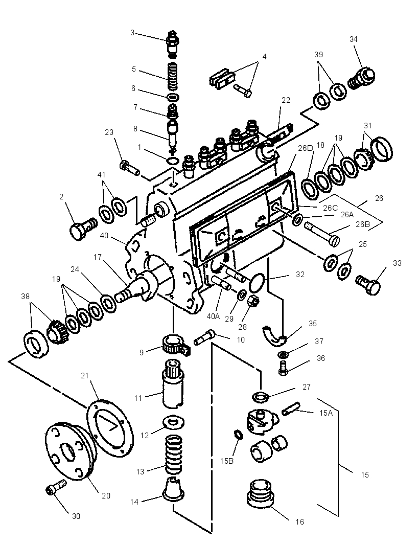 PUMP AS-FUEL INJECTION 2575001 CAT